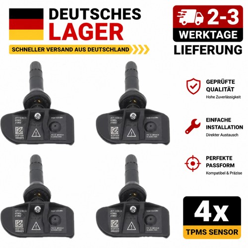 Rdks drucksensor für ford - 4x,