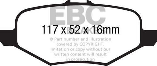 Ebc ultimax2 bremsbeläge - ultimax2,